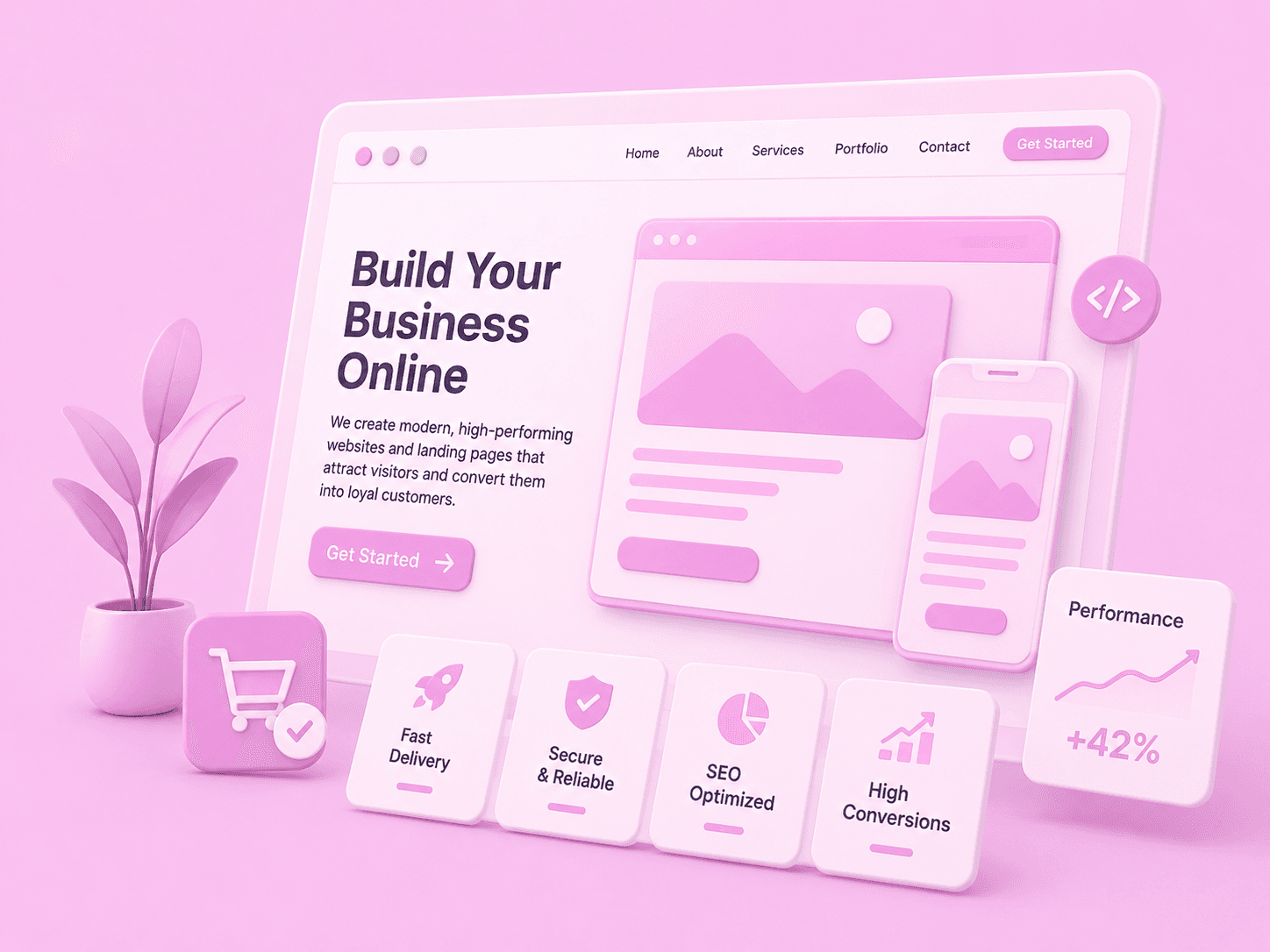 Business & E-commerce Website